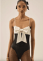 EMALIE TAFFETA BODYSUIT - The Closet