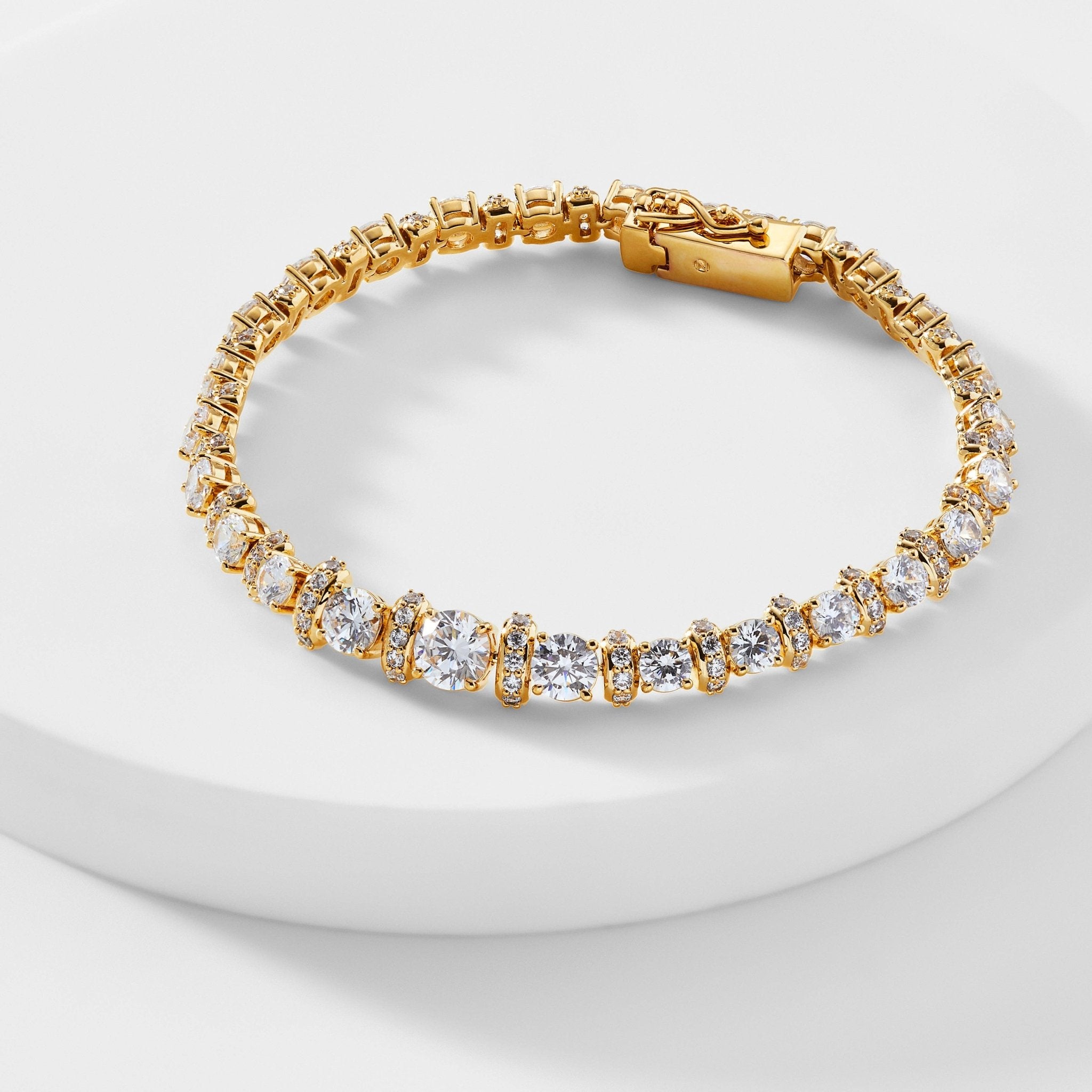 FREYA DECO TENNIS BRACELET - The Closet
