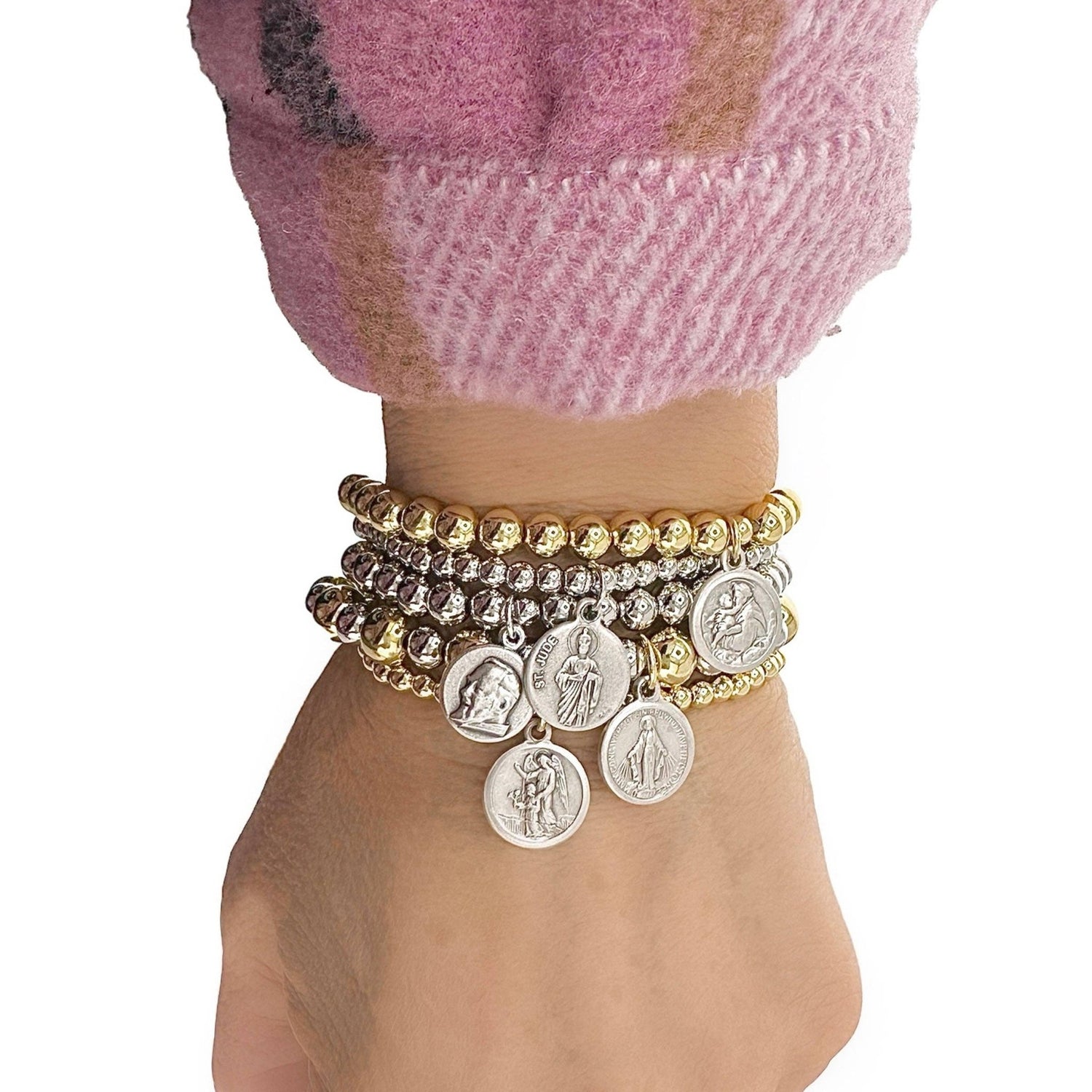 Gia Collection of Religious Prayer Bracelets - The Closet