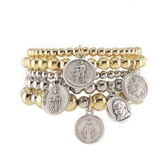 Gia Collection of Religious Prayer Bracelets - The Closet