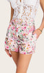 Glenn Floral Linen Shorts - The Closet