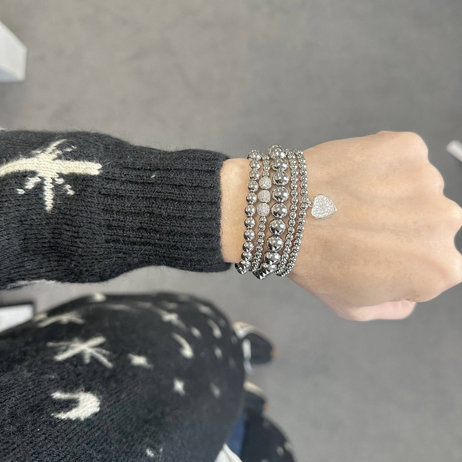 Goldie Beaded Stretch Bracelet Stack - The Closet