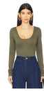 GOOD AMERICAN LONG SLEEVE SCUBA BODYSUIT - The Closet