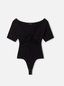 Jersey Twist Front Bodysuit - The Closet