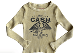 JOHNNY CASH GIRLS THERMAL TEE - The Closet