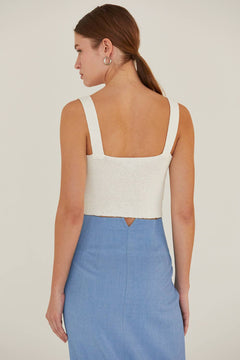 Katie Beachy Crop Tank Top - The Closet