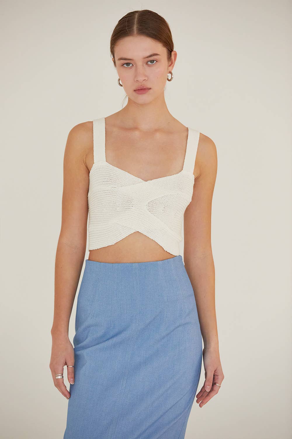 Katie Beachy Crop Tank Top - The Closet