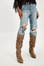 Kiki Kitten Heel Boots - The Closet
