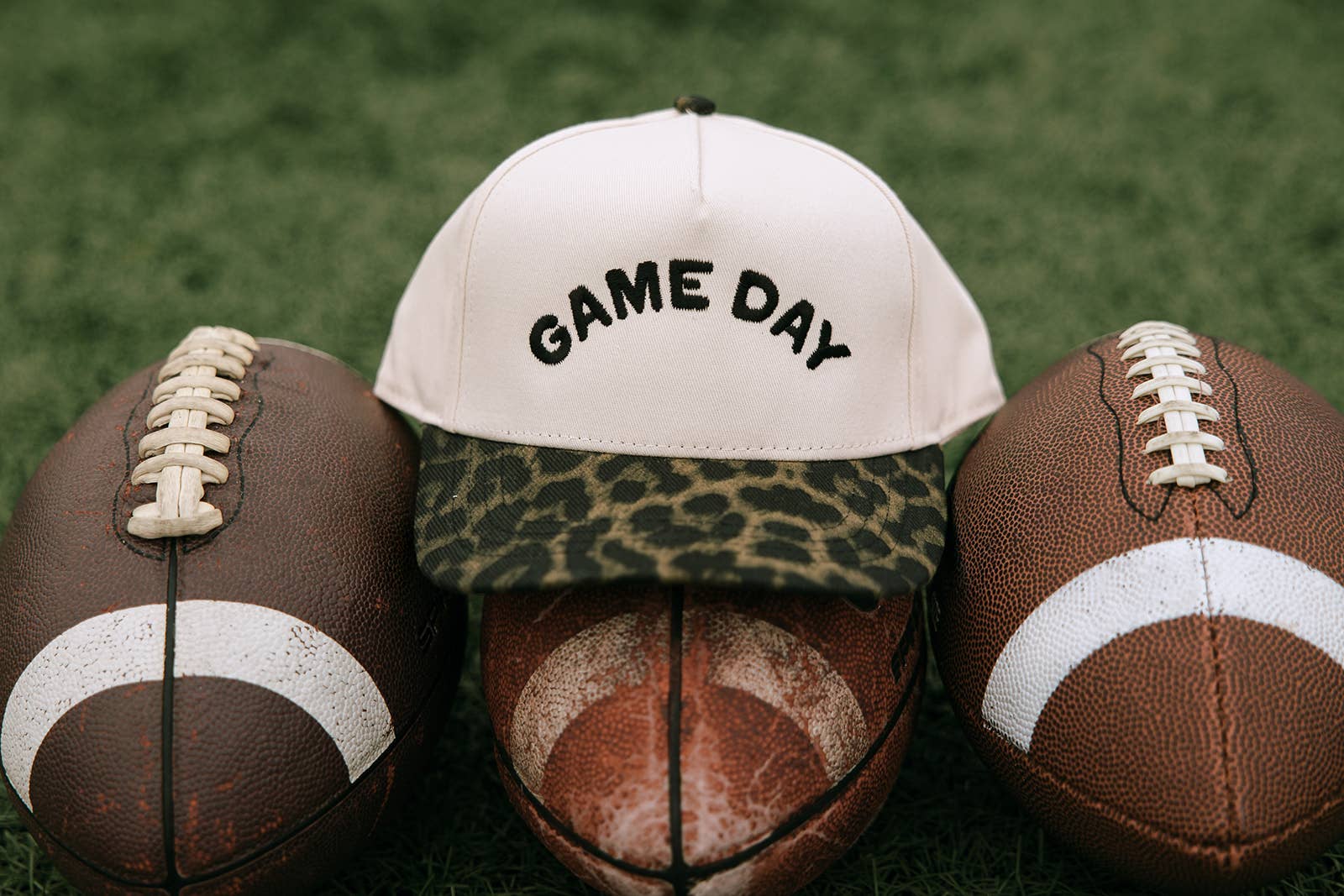 Leopard Game Day Embroidered Hat - The Closet