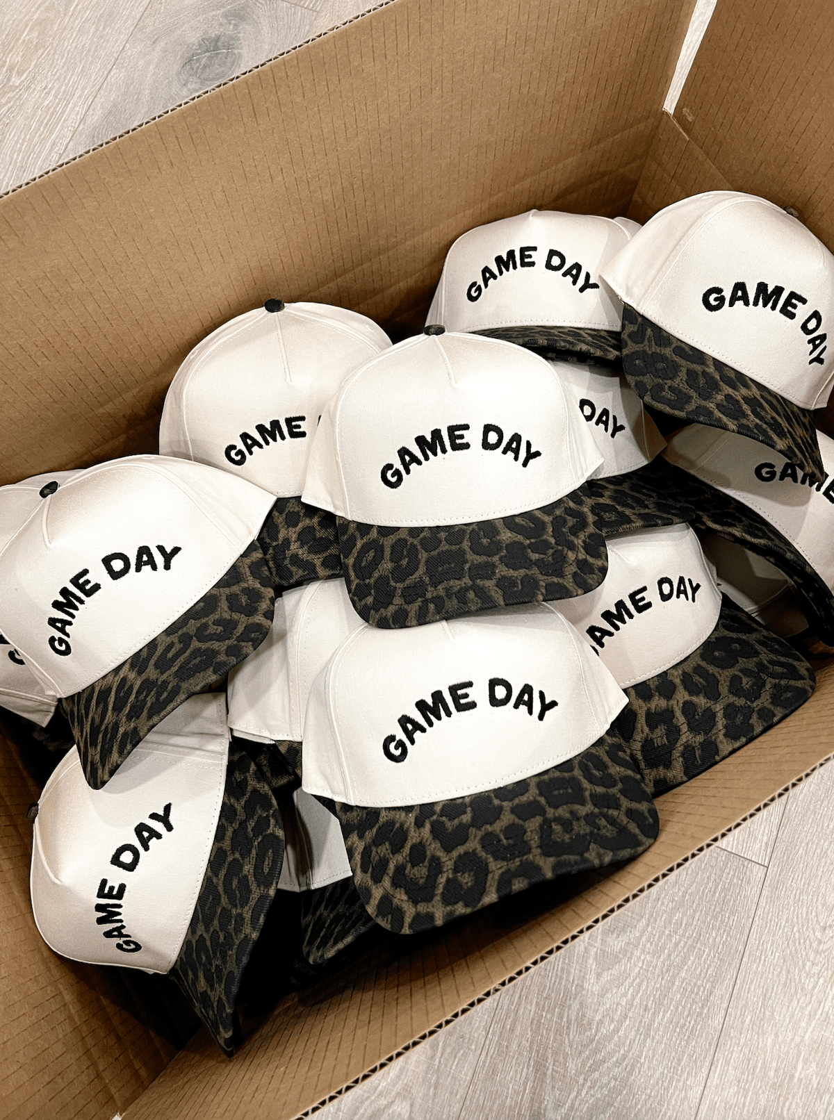 Leopard Game Day Embroidered Hat - The Closet
