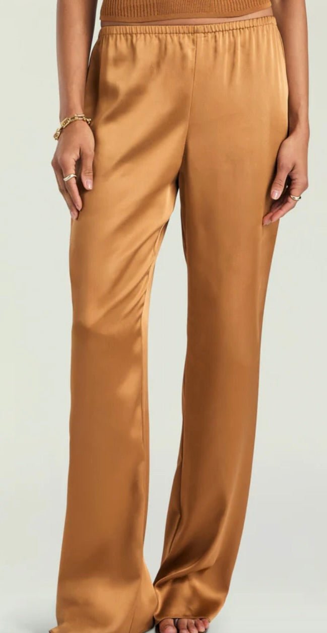 Lillian Satin Pant - The Closet