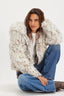 Louder Please Hooded Faux Fur Jacket - The Closet