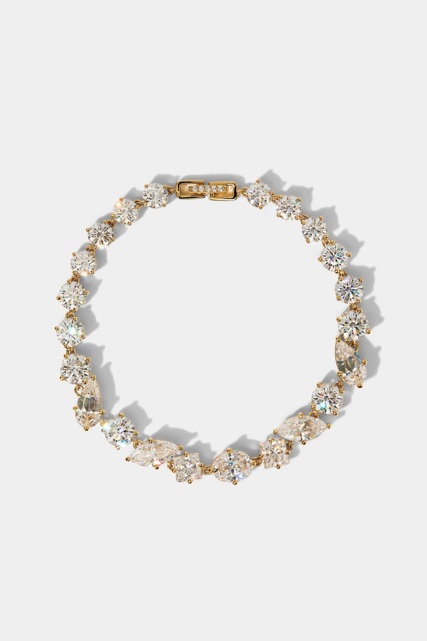LUCIA MIXED CZ LINE BRACELET - The Closet