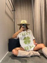 LUCKY BRAT TEE - The Closet
