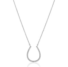 Lucky Horse Shoe Necklace - The Closet