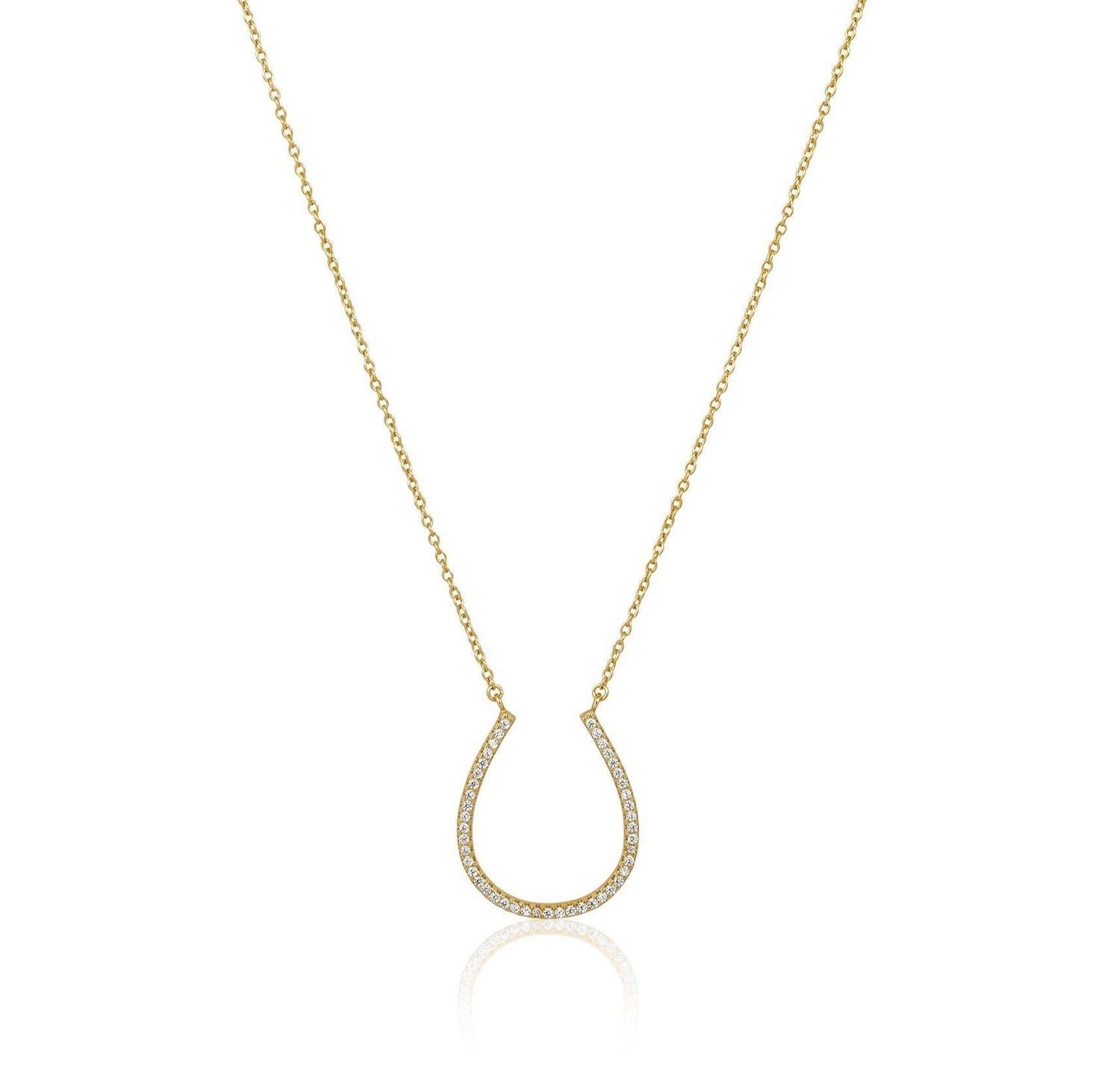 Lucky Horse Shoe Necklace - The Closet