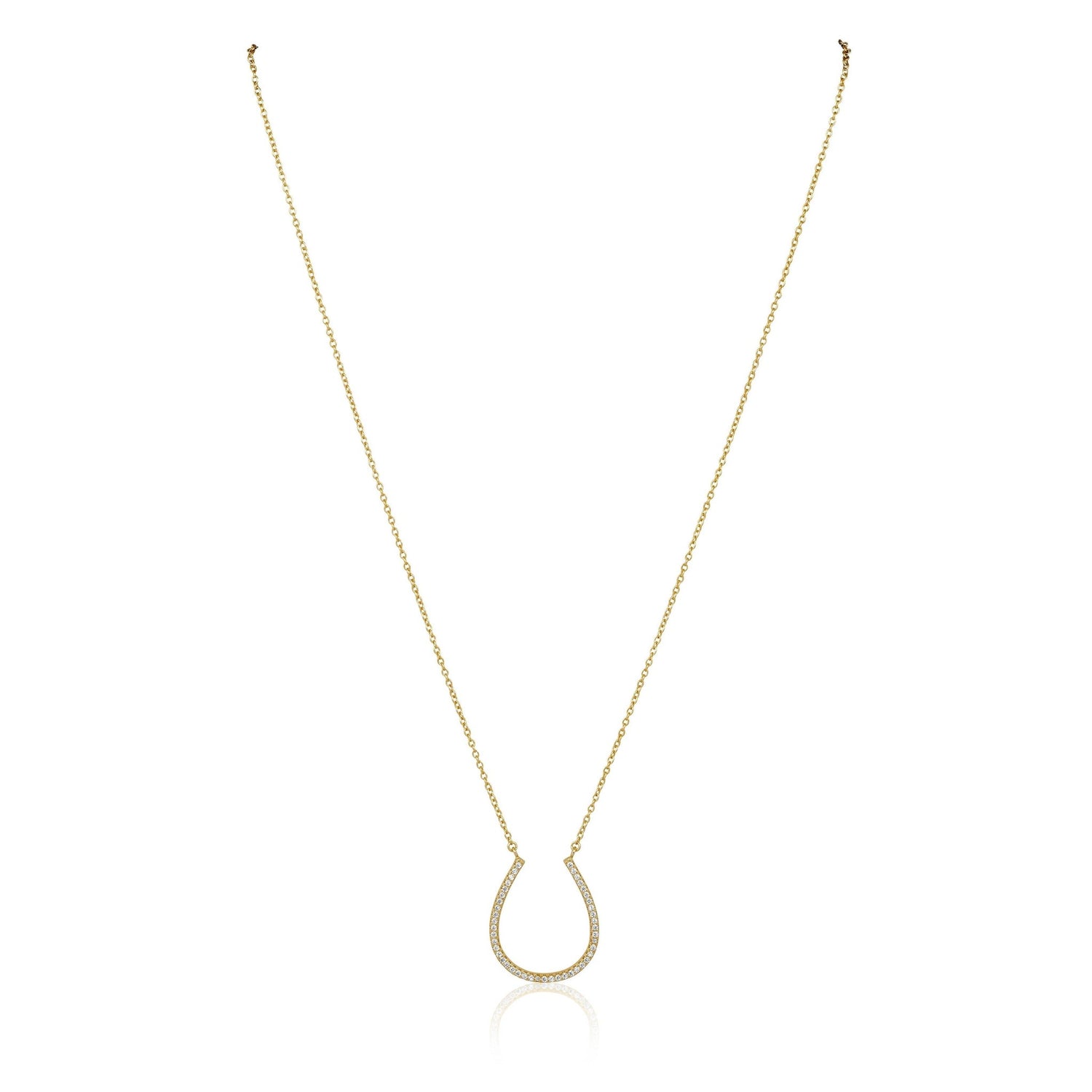 Lucky Horse Shoe Necklace - The Closet