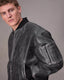 Manston Leather Bomber - The Closet