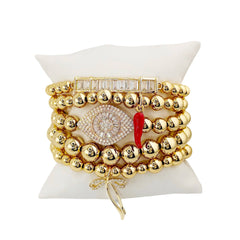 Mob Wives Stack of Bracelets - The Closet