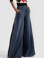 NESSI BAGGY DENIM PANTS WITH SIDE STRIPE - The Closet