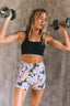 Never Better Printed Biker Shorts - The Closet