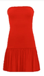 ORIANA STRAPLESS DROP WAIST MINI DRESS - The Closet