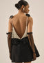 Pearly Bow Mini Dress - The Closet