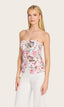Quinn Floral Linen Top - The Closet