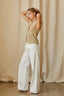Rena White Denim Pants - The Closet