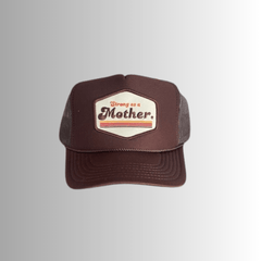 RETRO MOTHER. Patch hat - Mocha - The Closet
