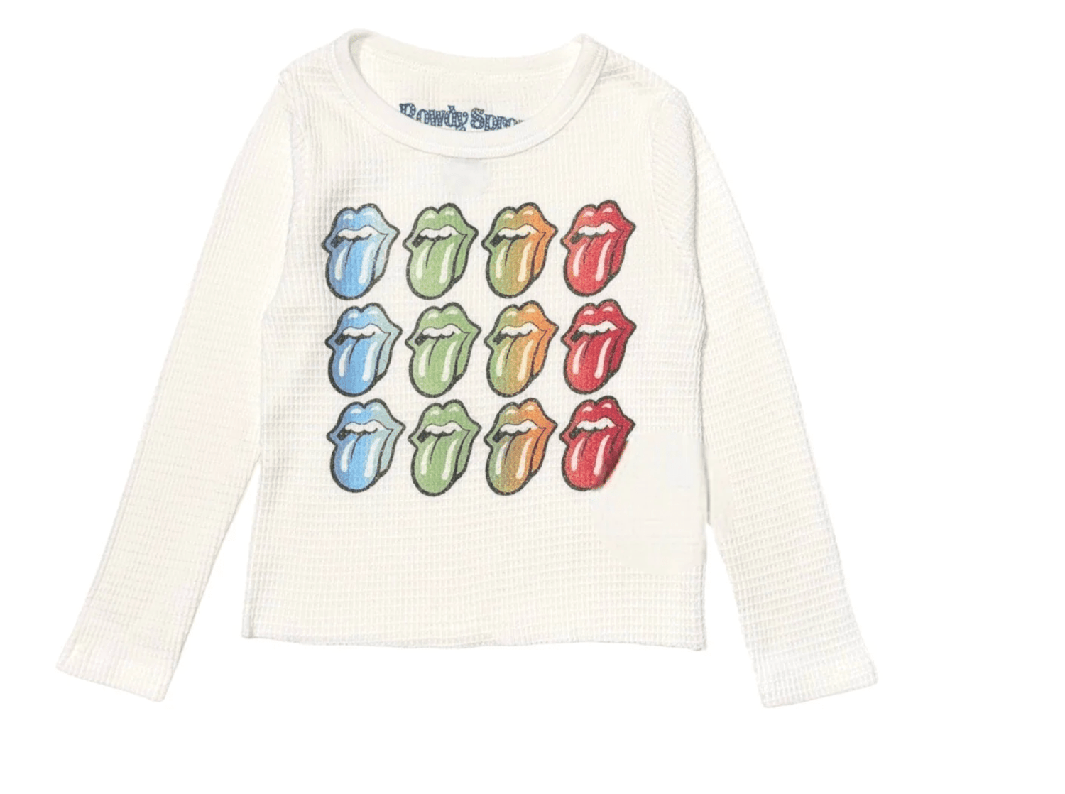 ROLLING STONES TONGUE GIRLS THERMAL TEE - The Closet