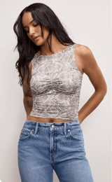 SLINK RUCHED JERSEY TOP - The Closet