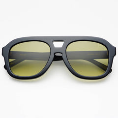 Voyager Acetate Oversized Aviator Sunglasses - The Closet
