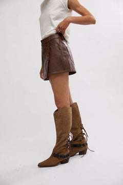 WYNNE VEGAN SKIRT - The Closet